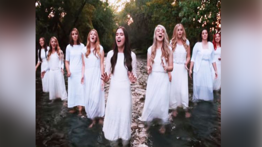 nine-women-line-up-in-a-river.-when-i-heard-what-they’re-singing,-i-got-chills!