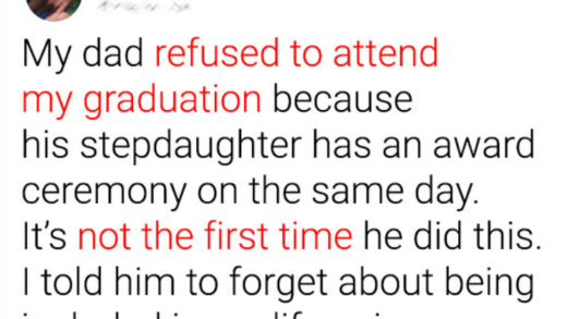 my-dad-refused-to-go-to-my-graduation-because-of-his-stepdaughter;-i’ve-had-enough