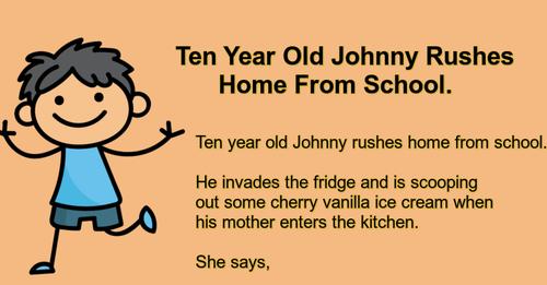ten-year-old-johnny-rushes-home-from-school.